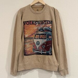 Volkswagen Vintage Beach Bus Crewneck Sweatshirt Size Medium NWOT